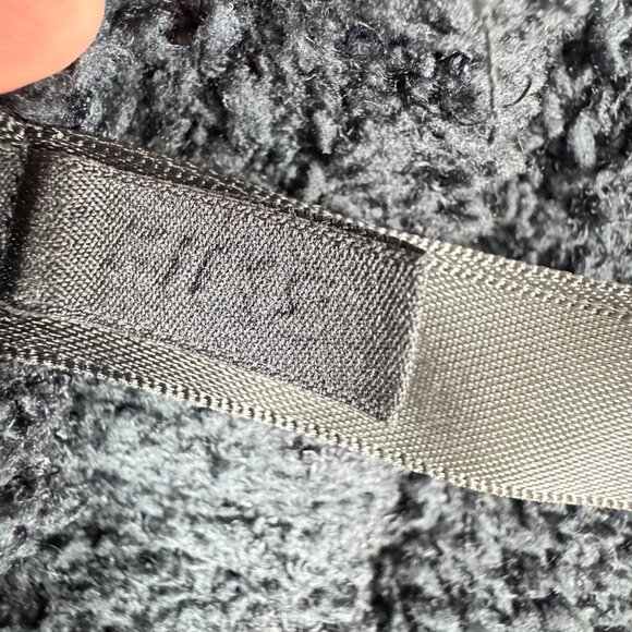 SKIMS Fuzzy Teddy Black Wide Leg Lounge Pants Size XXS/XS Stretch - Picture 5 of 12